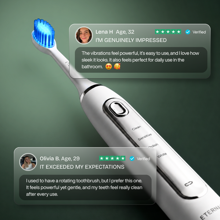 Sonic LED Toothbrush — 2-in-1 Cleaning & Whitening