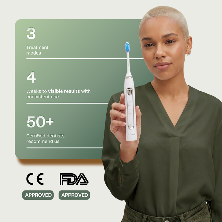 Sonic LED Toothbrush — 2-in-1 Cleaning & Whitening