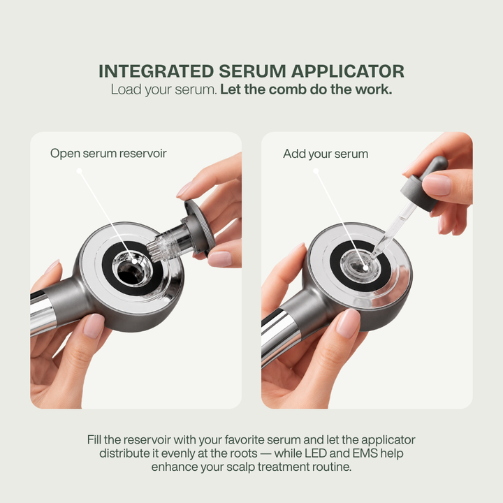 Hair Growth LED Comb — 850nm Infrared + EMS Microcurrent
