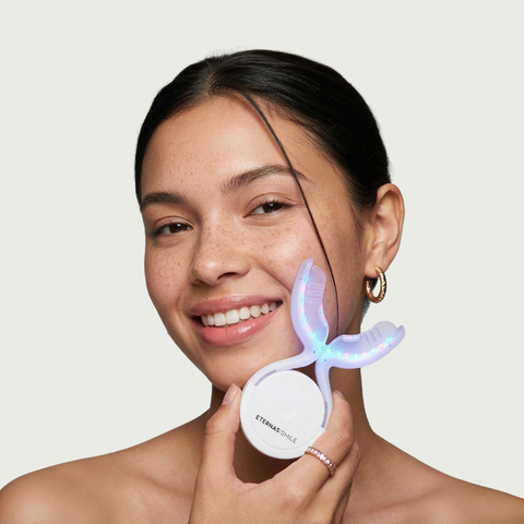 Pro Dual-Light Teeth Whitening Kit — Blue + Red LED