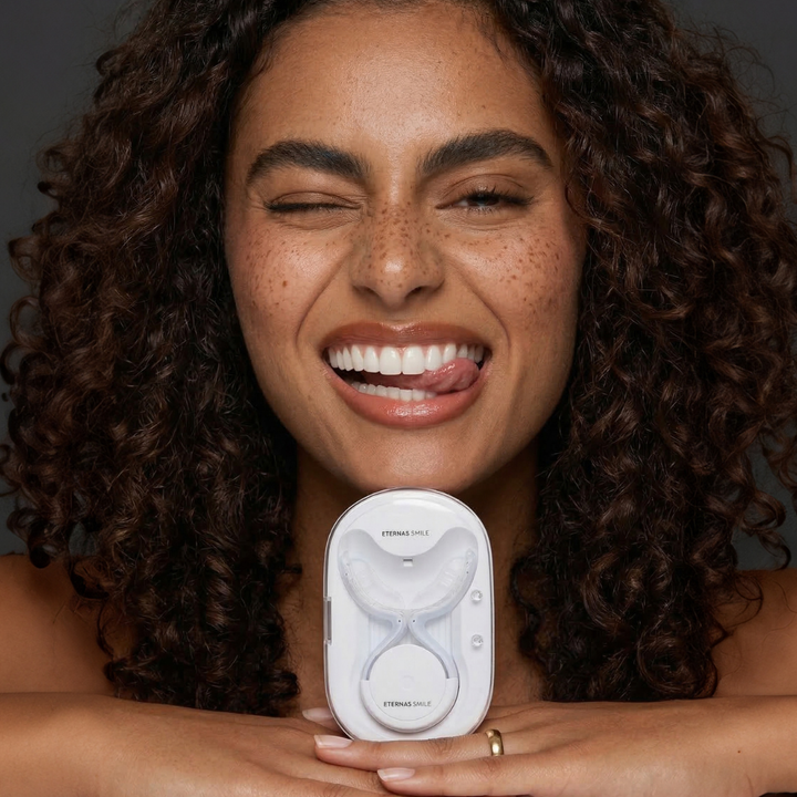 Pro Dual-Light Teeth Whitening Kit — Blue + Red LED