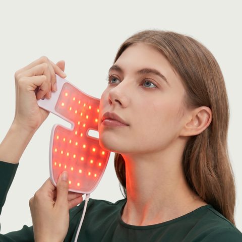 Pro LED Neck & Décolleté Mask — 850nm Near-Infrared Therapy