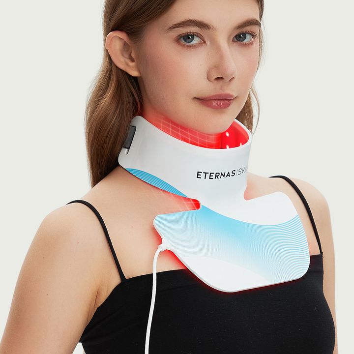 Pro LED Neck & Décolleté Mask — 850nm Near-Infrared Therapy