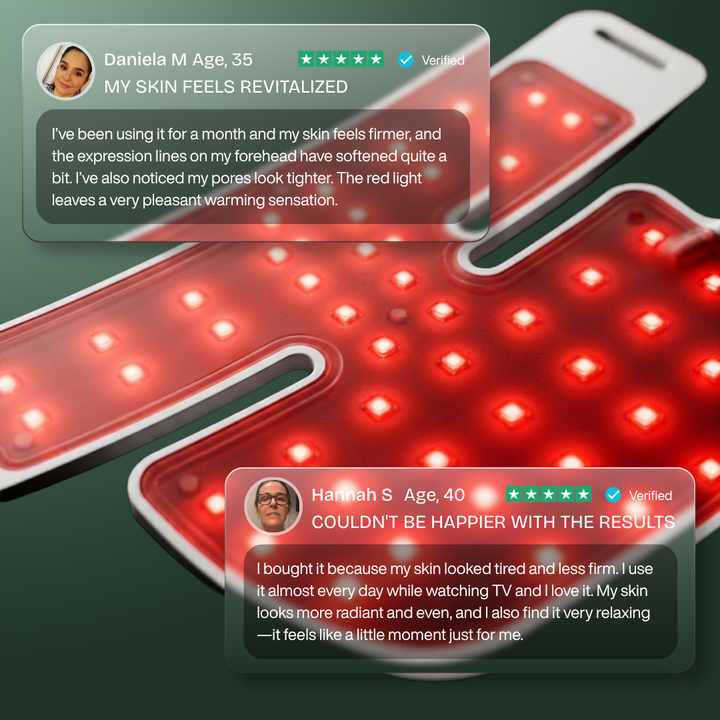 Pro LED Neck & Décolleté Mask — 850nm Near-Infrared Therapy