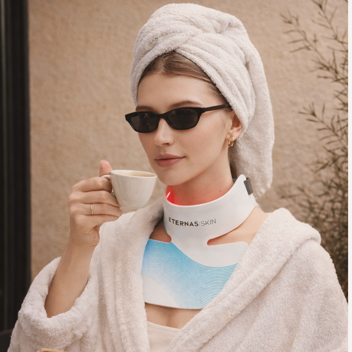 Pro LED Neck & Décolleté Mask — 850nm Near-Infrared Therapy