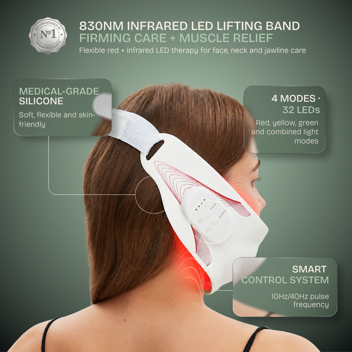 MultiRelief™ Infrared Lifting Band — 830nm Skin & Pain Therapy