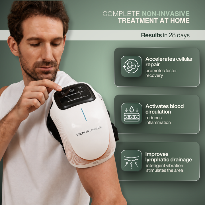 Cordless Knee Massager — Infrared, Heat, Vibration & Laser Therapy