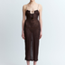 Solaria Midi Dress Brown