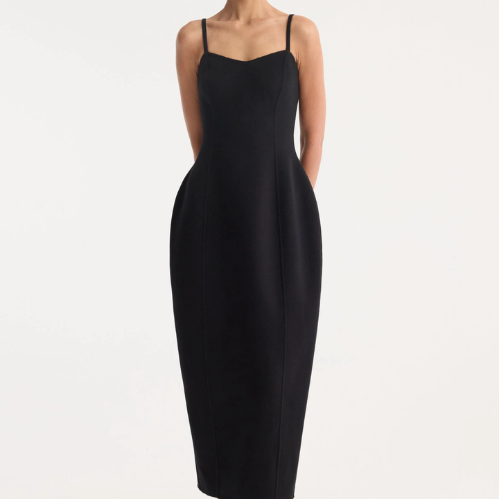 Sculptural Double-Faced Dress