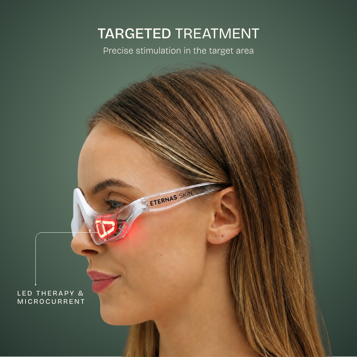 Eye Repair Device — 630nm Red LED + EMS Microcurrent