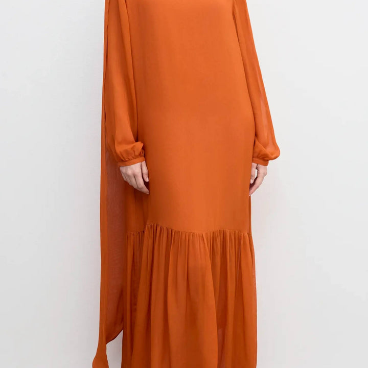 Scarf Maxi dress