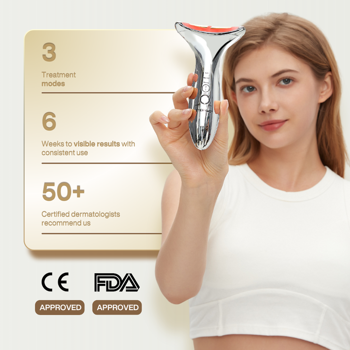24K Gold RF Lifting Wand — Face & Neck Sculptor