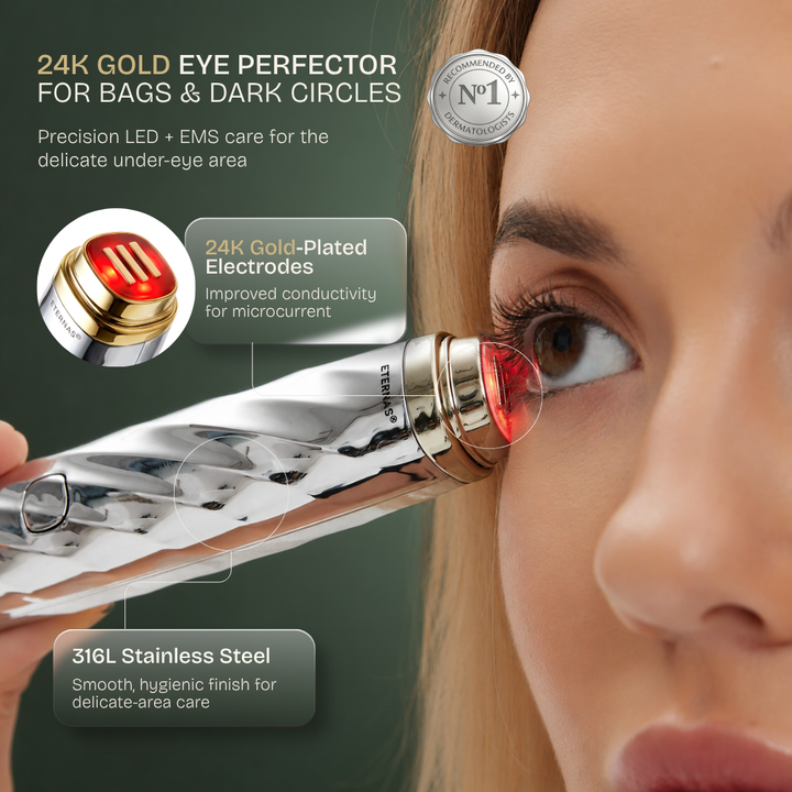 24K Gold Eye Perfector — RF, EMS & Red Light Therapy