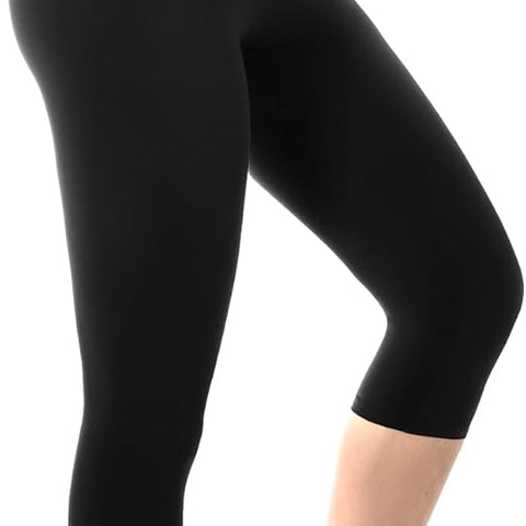 Women’s Cropped Capri Leggings – Stylish Yoga