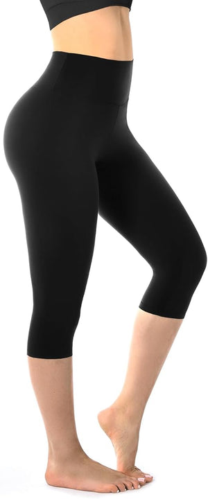 Women’s Cropped Capri Leggings – Stylish Yoga