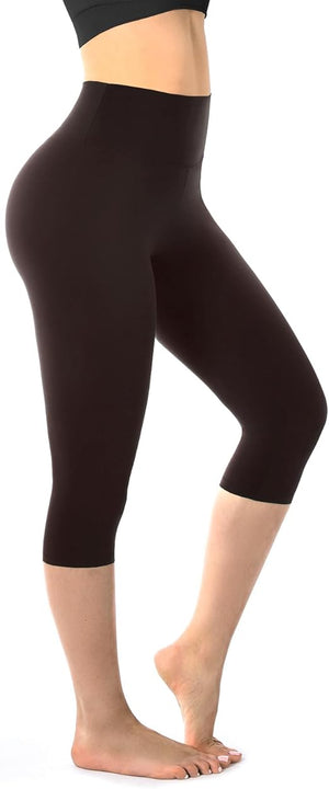 Women’s Cropped Capri Leggings – Stylish Yoga