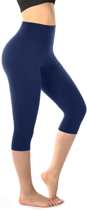 Women’s Cropped Capri Leggings – Stylish Yoga