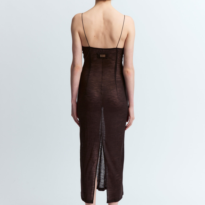 Solaria Midi Dress Brown