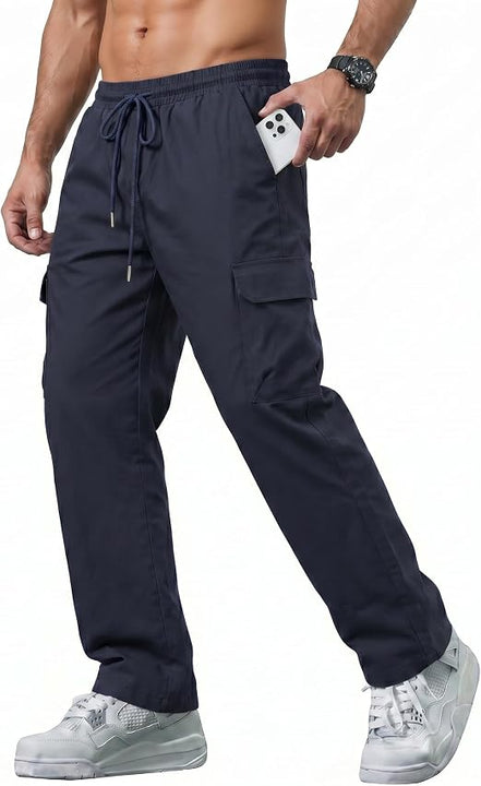 Elastic Waist with Adjustable Drawstring Pants