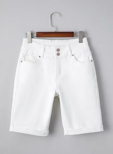 Stretchy High-Waisted Jean Shorts for Women