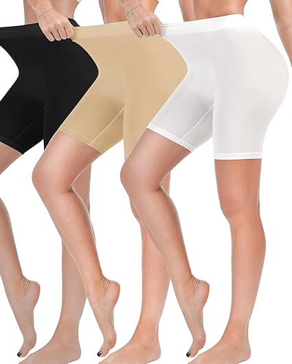 3 Pack Slip Shorts for Women Under Dress