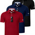 3 Pack Men's Quick Dry Polo Shirts