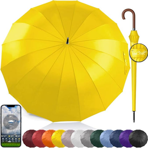 54-Inch Windproof Large Umbrella – Automatic Open