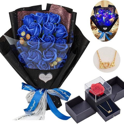 Artificial Roses Bouquet – Preserved Rose Flower