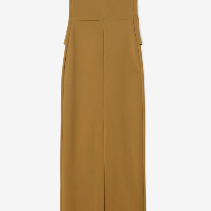 Sculpted Slim dress in Gold