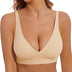 Women's Deep V Wireless Push Up Bra