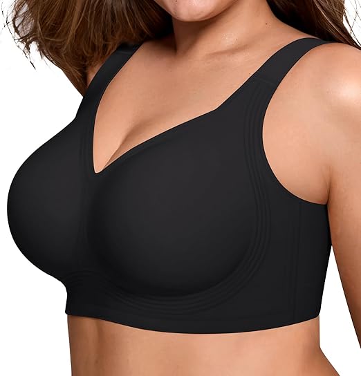 Women's No Underwire Jelly Push Up Bra
