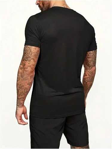 Men’s 2-Piece Graphic T-Shirt & Drawstring Shorts Set