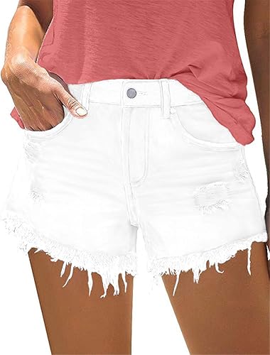 Women’s Distressed Denim Shorts | Casual Jean Shorts