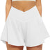 2-in-1 Flowy Running Shorts for Women | Crossover Athletic Shorts