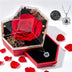 Preserved Real Rose with I Love You Necklace – Romantic Gift
