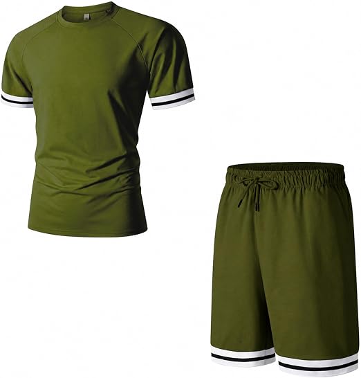 Mens Short Sets 2 Piece Outfits Fashion
