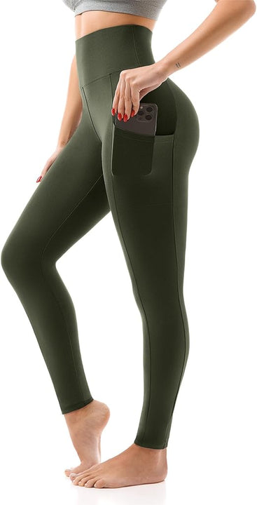 High Waisted Leggings with Pockets Women