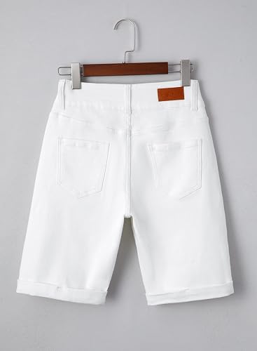 Stretchy High-Waisted Jean Shorts for Women