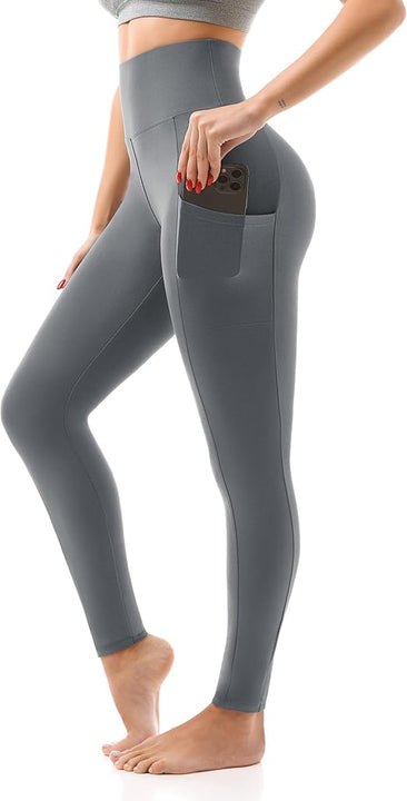 High Waisted Leggings with Pockets Women