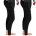 2 Pack Leggings with Pockets for Women
