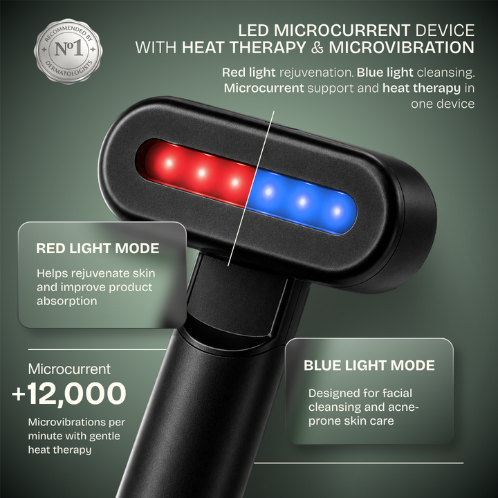 4-in-1 Eye & Face Wand — LED, EMS, Heat & Microvibration