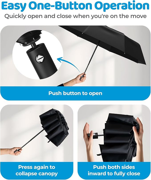 Rain-Mate Windproof Compact Umbrella