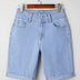 Stretchy High-Waisted Jean Shorts for Women