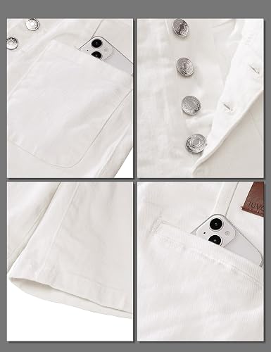 Women’s Jean Shorts with Patch Pockets