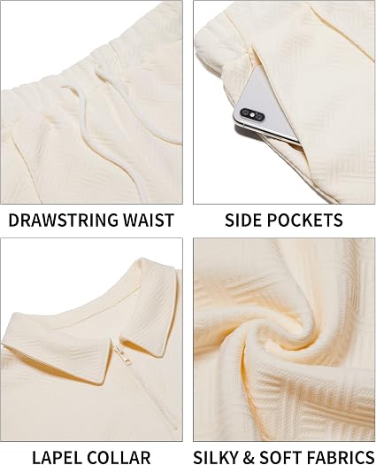 Mens Polo Shirt and Shorts Sets