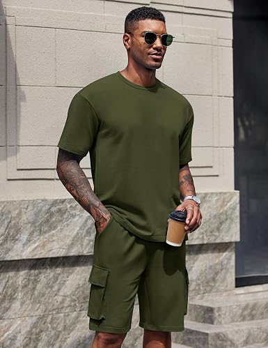 Men’s 2-Piece Shirt & Shorts Set