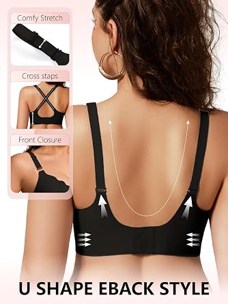 Women's Jelly Bra – Wireless Scalloped Push Up Bra