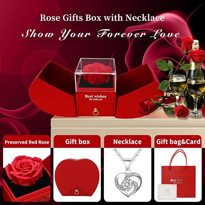 Preserved Red Rose – Long-Lasting Eternal Rose