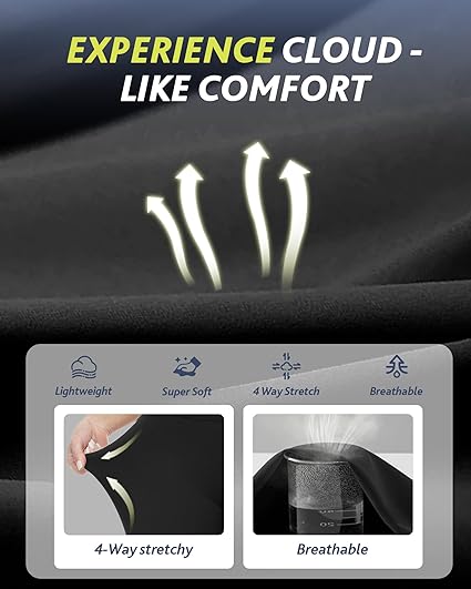4 Pack Leggings for Women - High Waisted