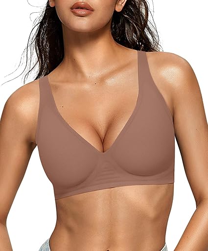 Deep V Wireless Bra